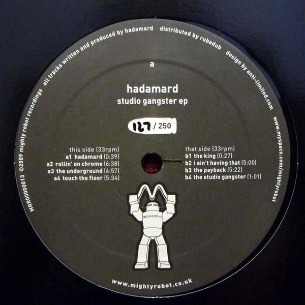 Studio Gangster EP, cover